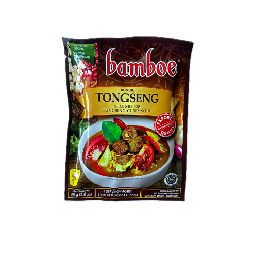 Bamboe Bumbu Tongseng (Instant Seasoning for Indonesian Curry Soup) - 2.8 oz (80gr)