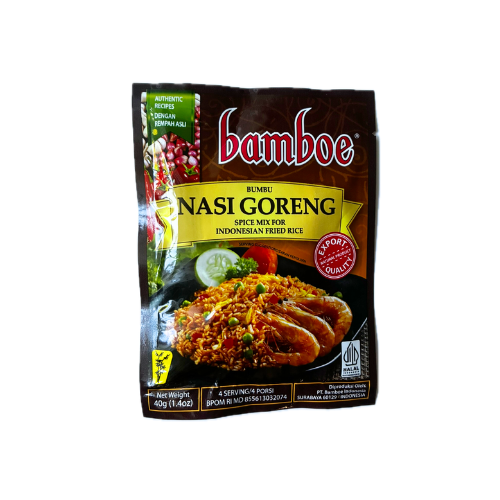Bamboe Bumbu Nasi Goreng (Indonesian Fried Rice) Instant Seasoning - 1.4 oz (40gr)