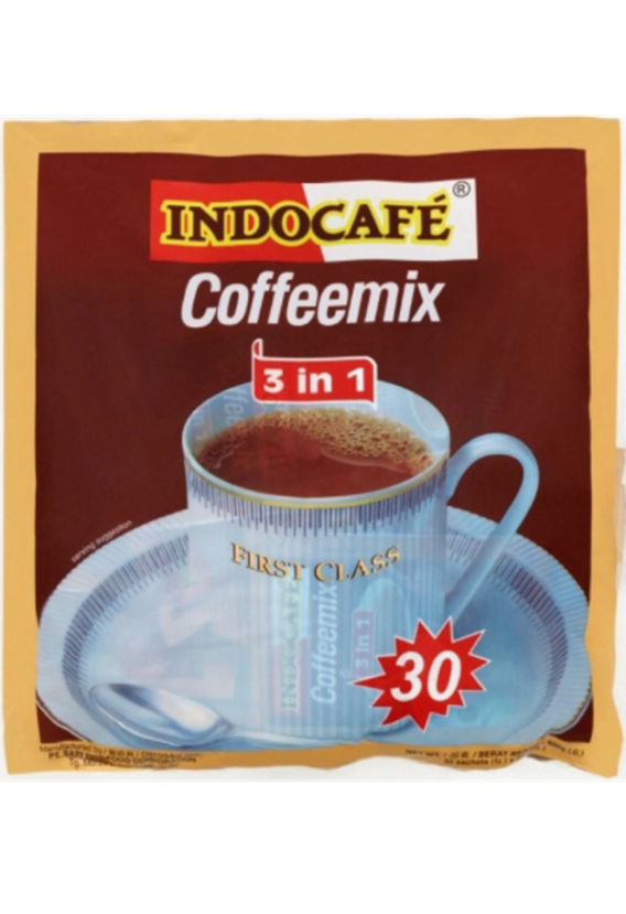Indocafe Coffee Mix 3 in 1 in bag {30 sachets} – 21.16 oz (600 g)