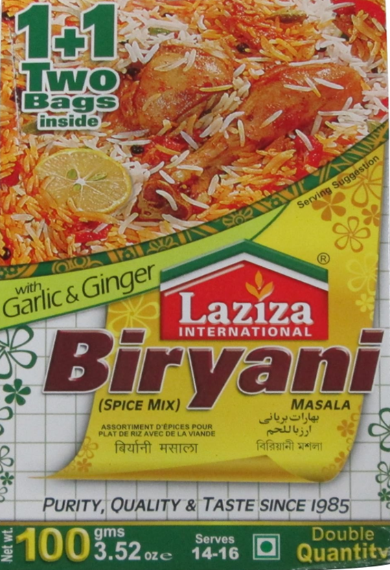 Laziza Biryani 3.52 oz (100gr)