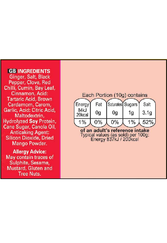 Shan Pani Puri Masala Seasoning Mix - 3.52 oz (100g)