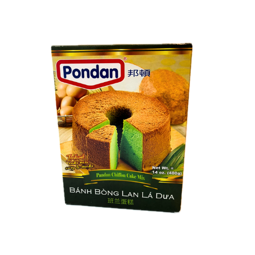 Pondan Chiffon Pandan Cake Mix - 14.1 oz (400gr)