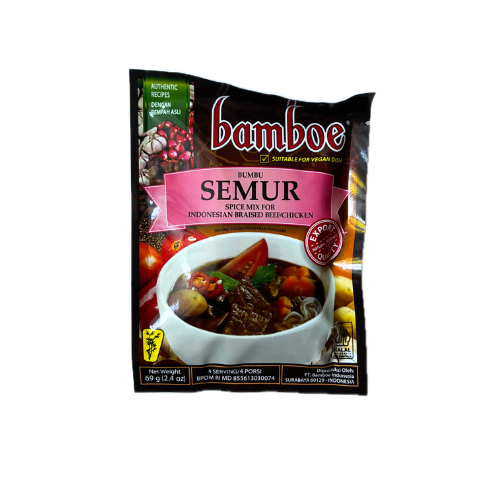 Bamboe Bumbu Semur (Beef Gravy Indonesian Style Instant Seasoning) - 2.4 oz (69gr)
