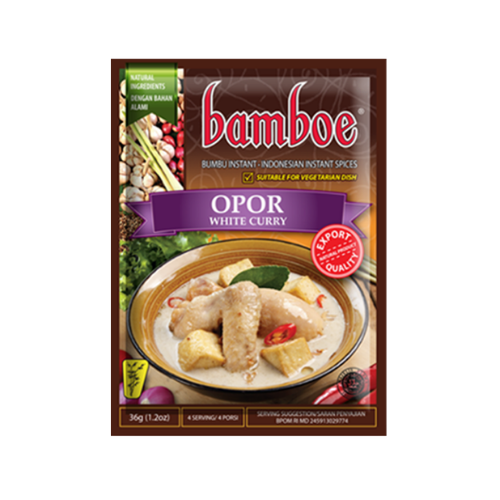 Bamboe Bumbu Opor (Indonesian Chicken Soup in Coconut Sauce) instant seasoning - 1.2 oz (36gr)
