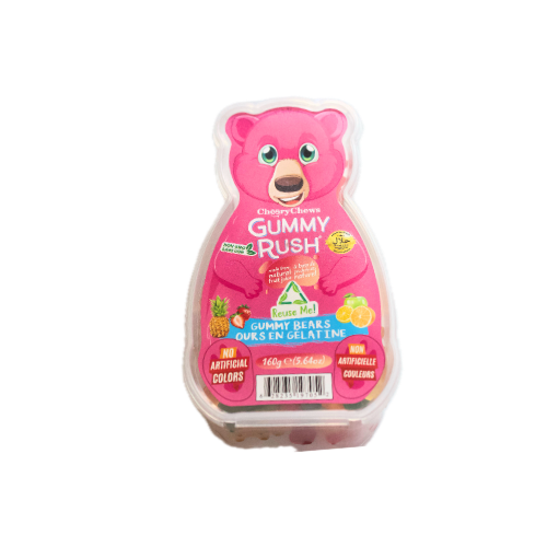 Gummy Bears Halal Cheery Chews Gummy Rush 160gr (5.64oz)