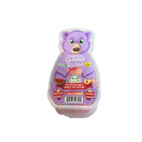 Neon Bears Halal Cheery Chews Gummy Rush 160gr (5.64oz)