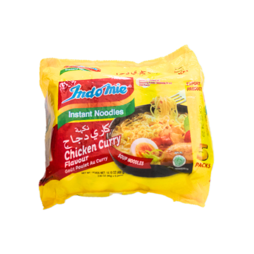 Indomie Chicken Curry Flavor Instant Noodles Mie Instan (5 x 80gr) (14.1 oz)