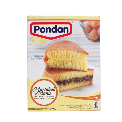Pondan Martabak Manis (Indonesian Pancake Flour Mix) – 14.1 oz