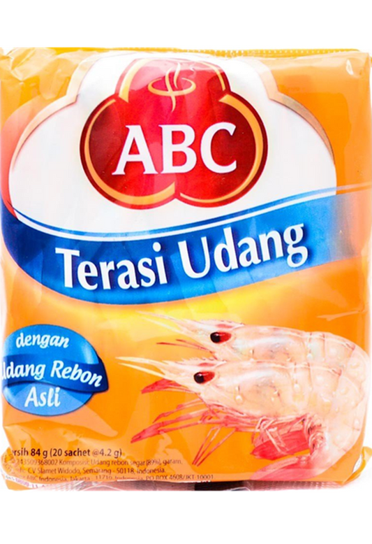 ABC Terasi Udang Shrimp Paste- 20 Sachets (20 x 3.8 g = 76 g)