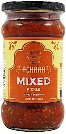 Achaar Mixed Pickle (Mixed Vegetables) - 10 oz (283 gr)