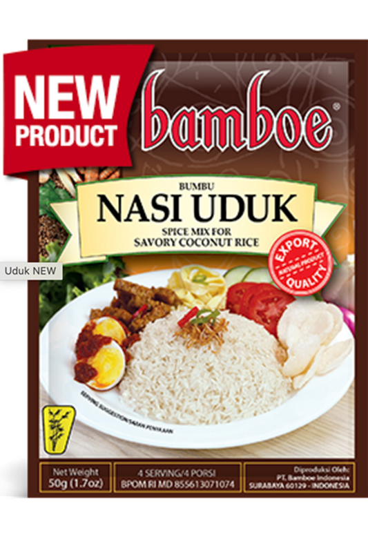 Bamboe Bumbu Nasi Uduk (Jakarta Fragrant Rice) - 1.2 oz (50gr)