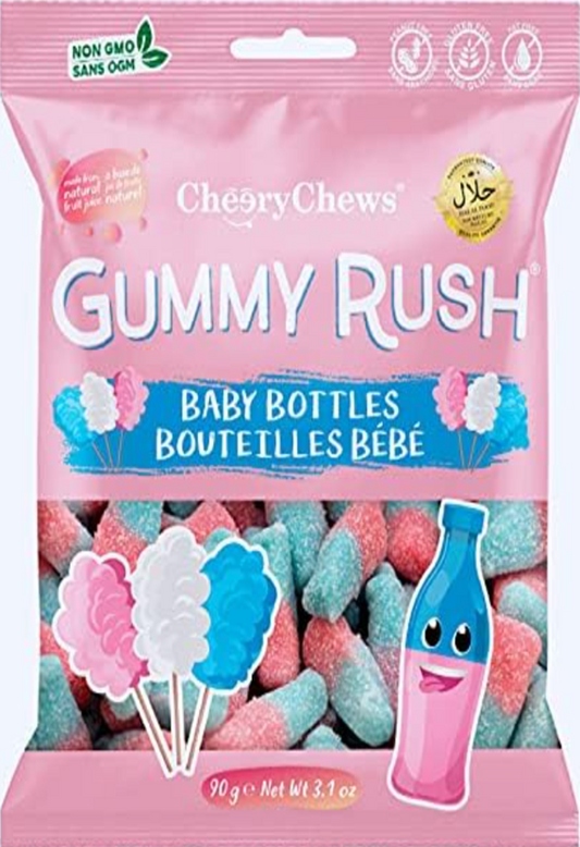 Cheery Chews Gummy Rush Baby Bottles - 3.1 oz (90gr)
