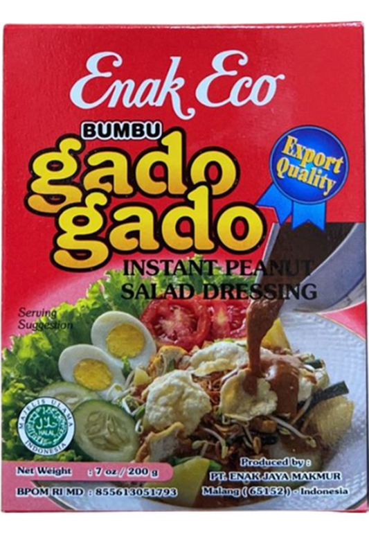 Enak Eco Bumbu Sambel Gado-Gado / Saos Kacang (Peanut Sauce) - 7 oz (200gr)