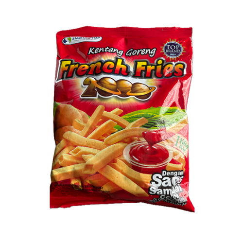 Siantar Top Kentang Goreng French Fries Spicy Sauce Level 1 Halal - (130gr)