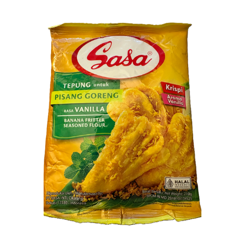 Sasa Tepung Pisang Goreng Vanila (Banana Fritter Coating Mix) - 8.2 oz (210gr)