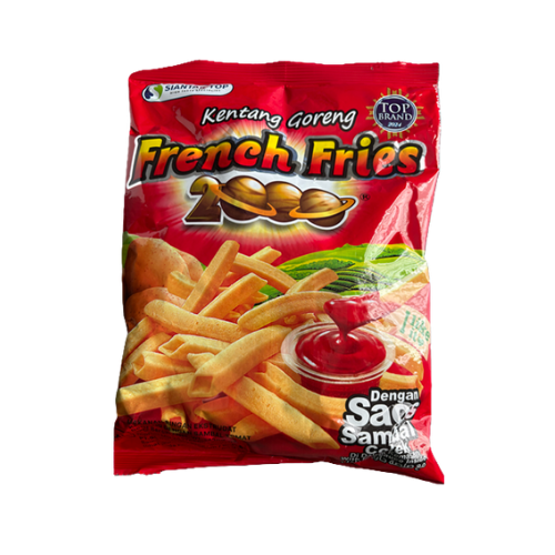 Siantar Top Kentang Goreng French Fries Spicy Sauce Level 1 Halal - (130gr)