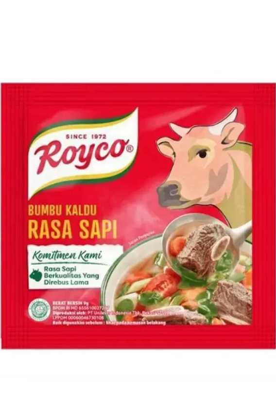 Halal Royco Beef Extract Seasoning ( 10 x 1 sachets @ 8gr) (2.8oz)