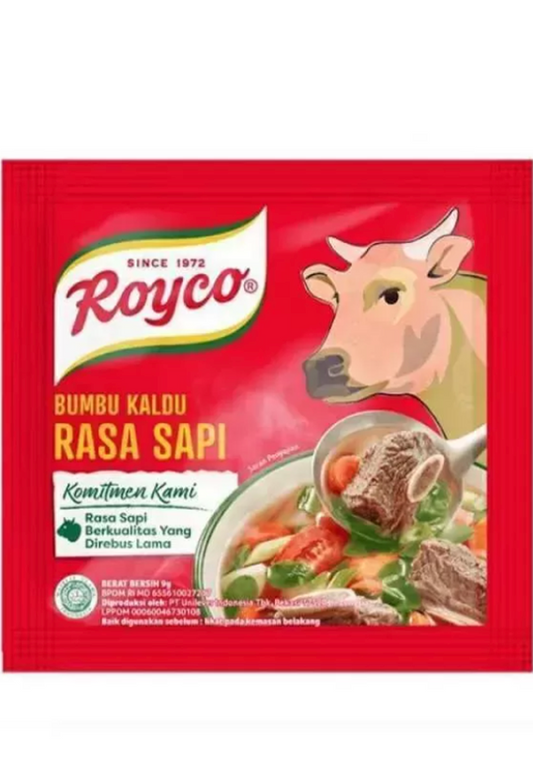 Halal Royco Beef Extract Seasoning ( 10 x 1 sachets @ 8gr) (2.8oz)