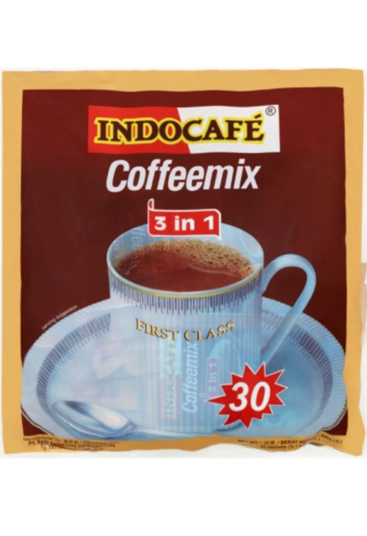 Indocafe Coffee Mix 3 in 1 in bag {30 sachets} – 21.16 oz (600 g)