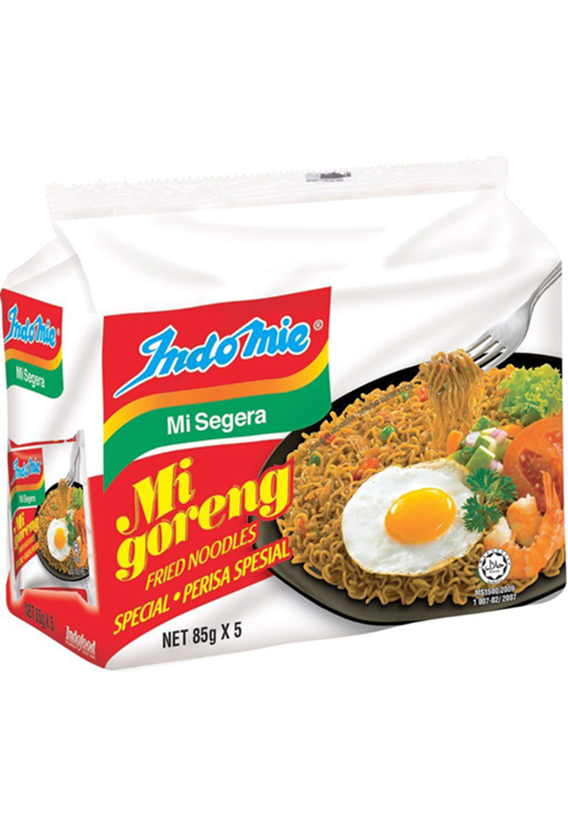 Indomie Mi Goreng Fried Noodles - Original Flavor (5x85gr) (15 oz)