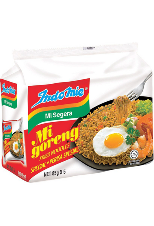 Indomie Mi Goreng Fried Noodles - Original Flavor (5x85gr) (15 oz)