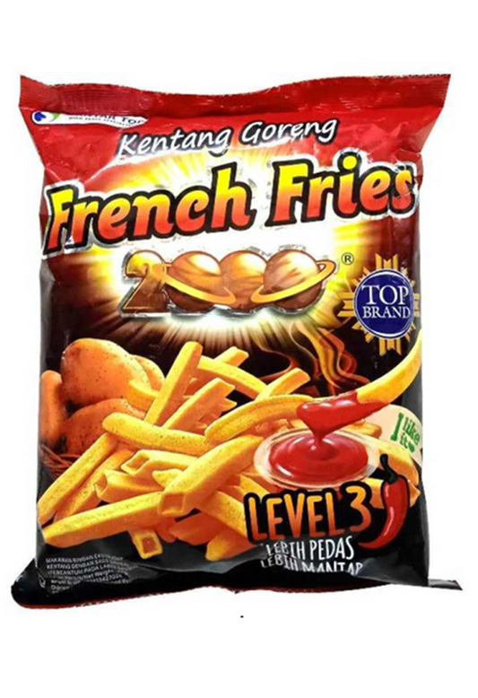 Kentang Goreng French Fries Spicy Sauce Level 3 Halal - (60gr)