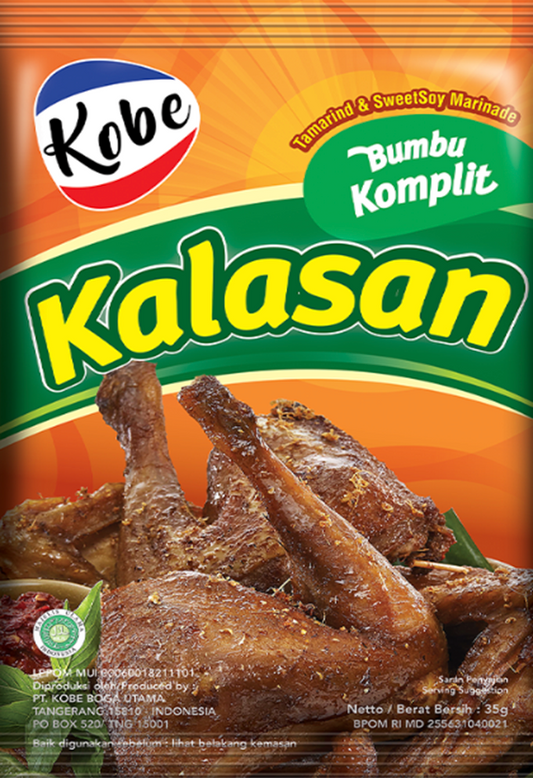 Kobe Tepung Bumbu Ayam Kalasan (Kalasan Chicken Marinade) - 1.2 oz (35gr)