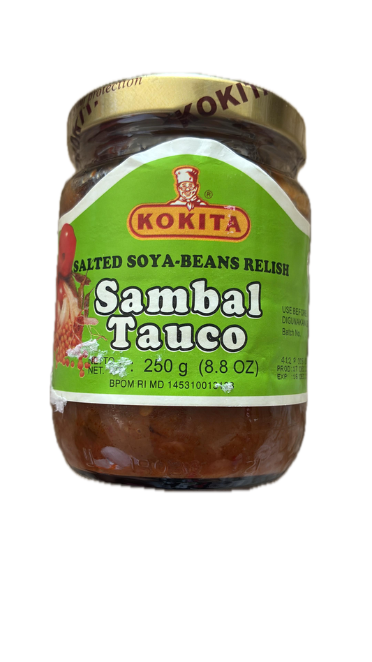Kokita Sambal Tauco (Salted Soya-Beans Relish) - 8.8 oz (250 gr)
