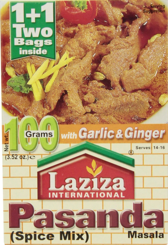 Laziza Pasanda 3.52 oz (100gr)