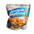 Leni Keripik Singkong (Cassava Chips Spicy with Anchovy) - 4.9 oz