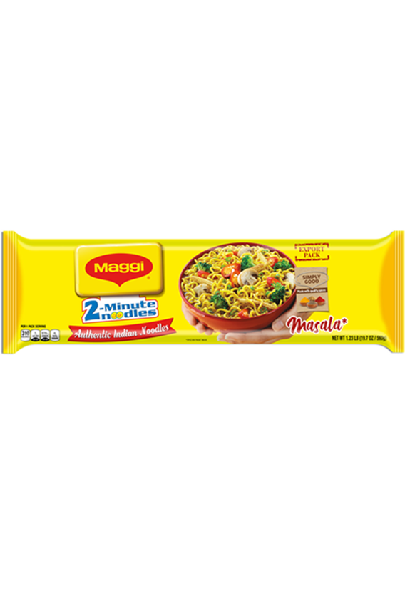 Maggie Authentic Indian Noodles Masala - 1.23 lb (500gr)