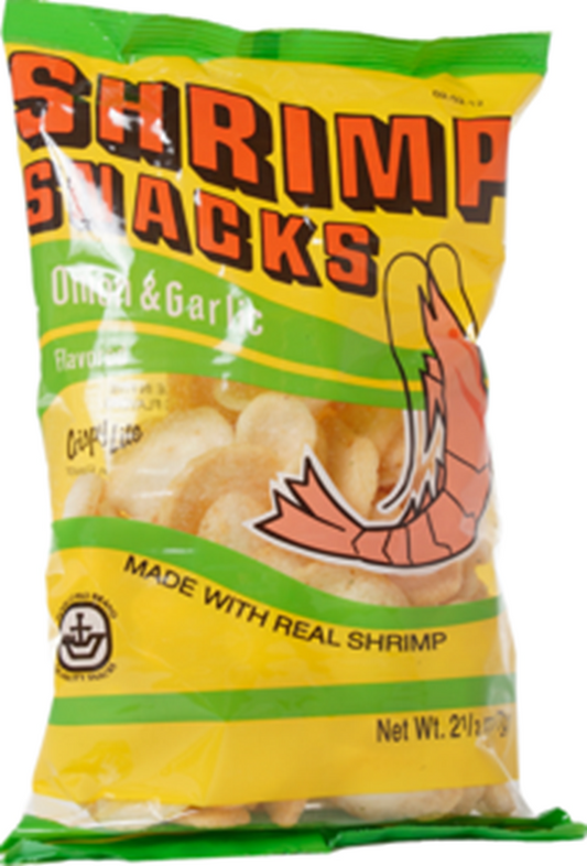 Marcopolo Onion & Garlic Shrimp Chips - 2.5 oz