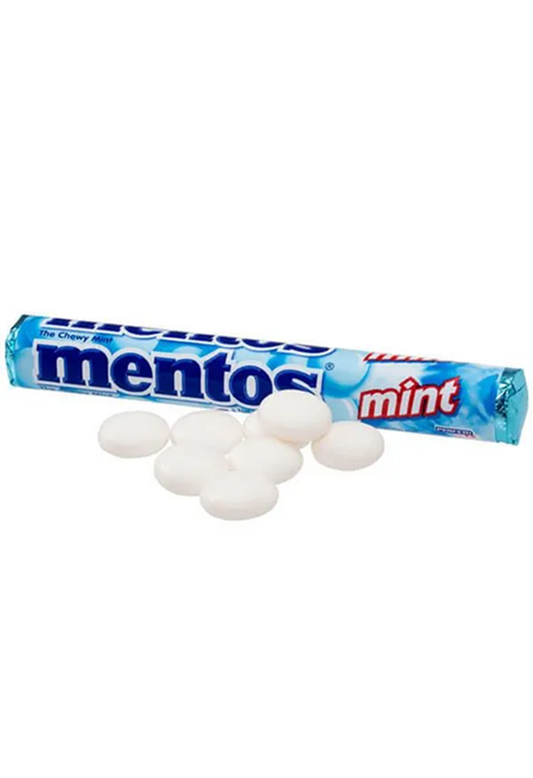 Perfetti Van Melle Mentos Mint Rolls Candy - 1.03 oz