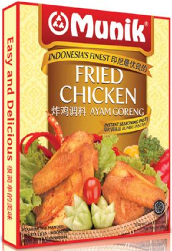 Munik Ayam Goreng (Fried Chicken) - 6.3 oz (180gr)