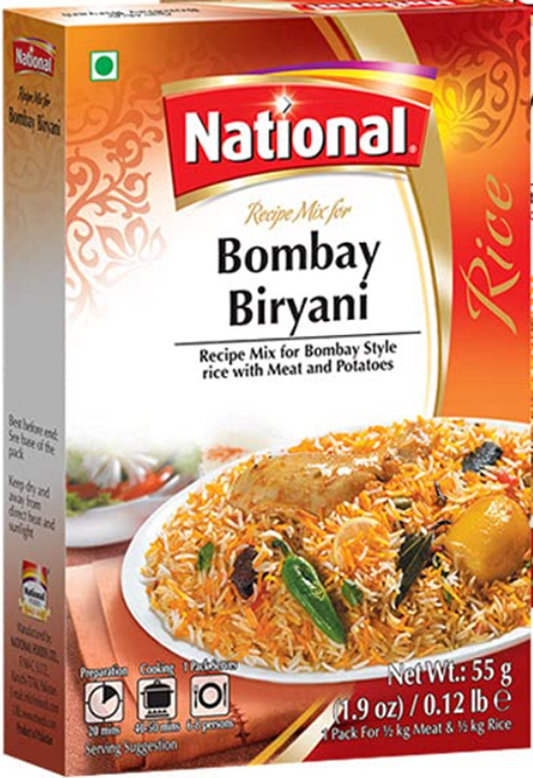 National Bombay Biryani Recipe Mix 1.9 oz (55gr)