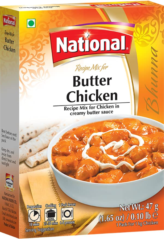 National Butter Chicken 1.65 oz (47gr)
