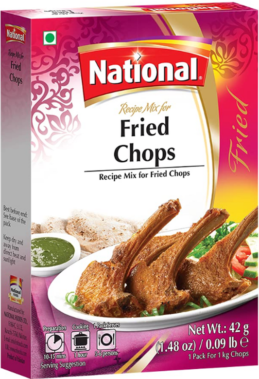 National Fried Chops Recipe Mix 1.48 oz (42gr)