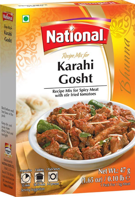 National Karahi Gosht Recipe Mix 1.65 oz (47gr)