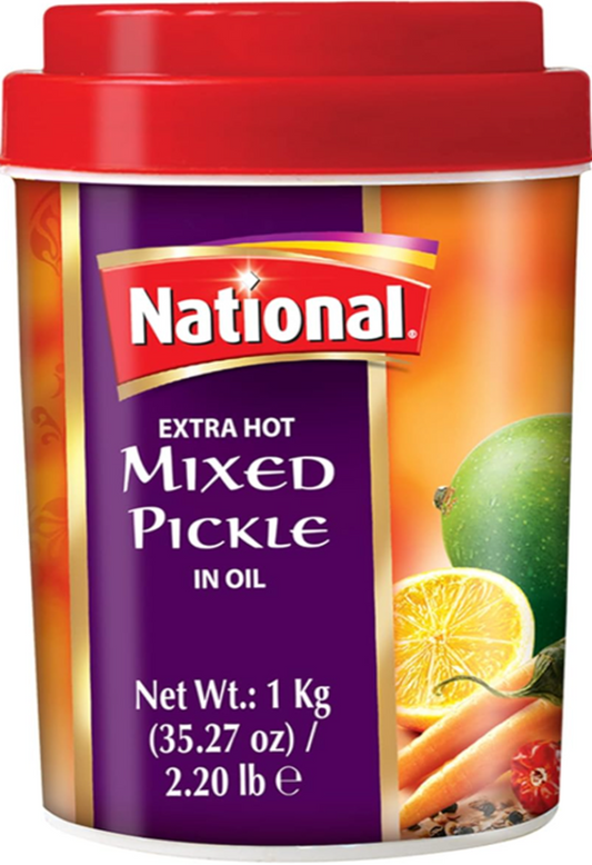 National Mixed Pickle 35.27 oz (1kg)