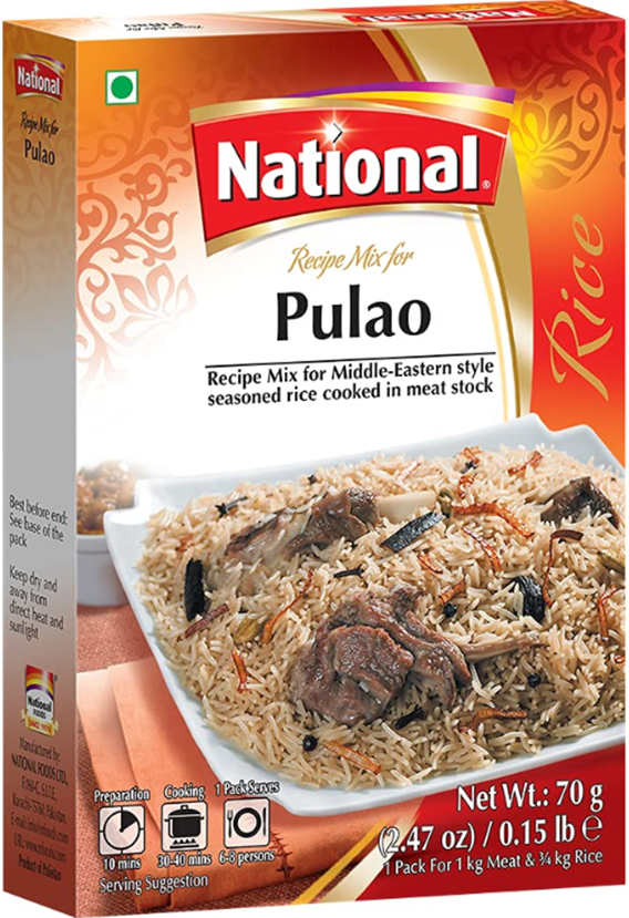 National Pulao Recipe Mix 2.47 oz (70gr)