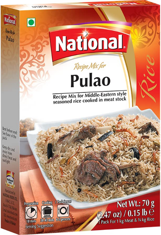 National Pulao Recipe Mix 2.47 oz (70gr)