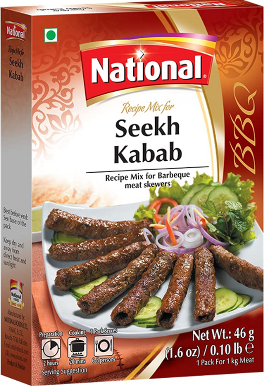 National Seekh Kabab Recipe Mix 1.67 oz (46gr)