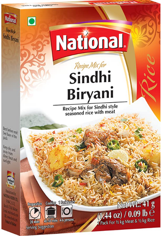 National Sindhi Biryani Recipe Mix 1.44 oz (41gr)