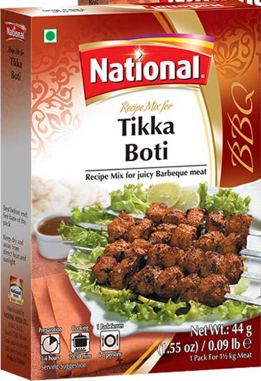 National Tikka Boti Recipe mix 1.55 oz (44gr)