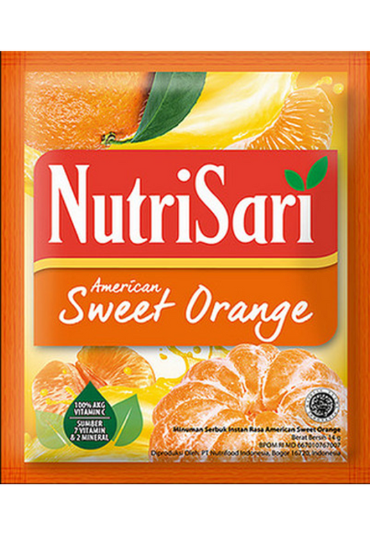 Nutrisari American Sweet Orange flavor - (14gr)
