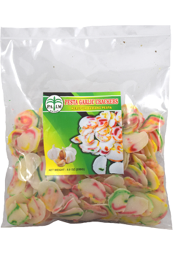 Palm Garlic Crackers Pesta (Raw) - 8.8 oz (250gr)