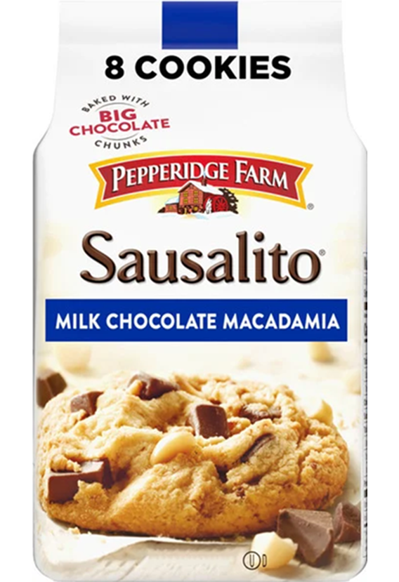Pepperidge Farm Sausalito Crispy Milk Chocolate Macadamia Nut Cookies - 7.2 oz
