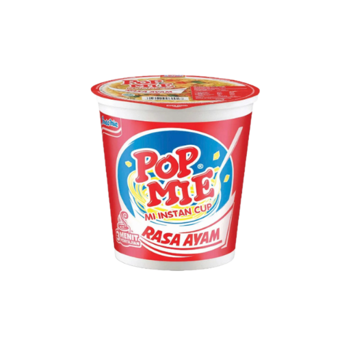 Pop Mie Cup Instant Chicken (Mie Instant Cup)- 2.65 oz (75 gr)