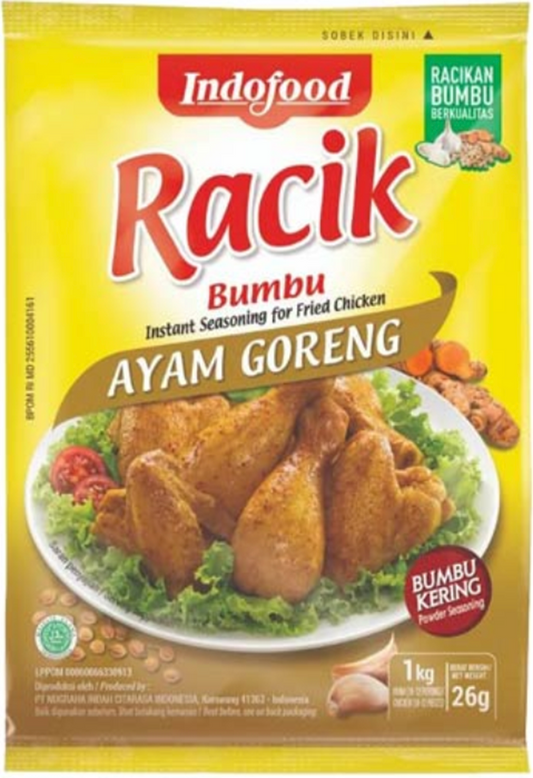 Indofood Racik Bumbu Ayam Goreng (Fried Chicken) - 0.91 oz (26gr)