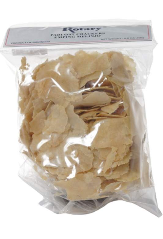 Rotary Padi Oats (Raw) Emping Melinjo - 8.8 oz (250 gr)